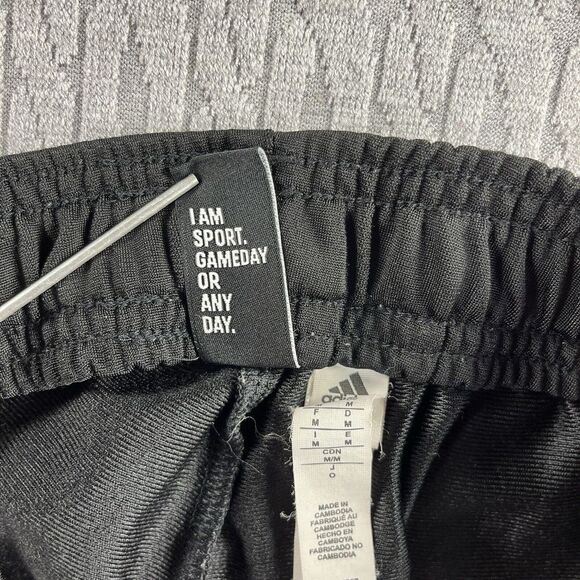 Adidas Sports Workout Athletic Classic Black Drawstrings Mens sweatpants Size (M - Picture 7 of 9